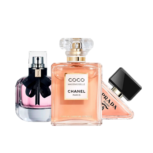 Set di 3 Profumi Paradoxe, Coco mademoiselle e Mon paris 100ml
