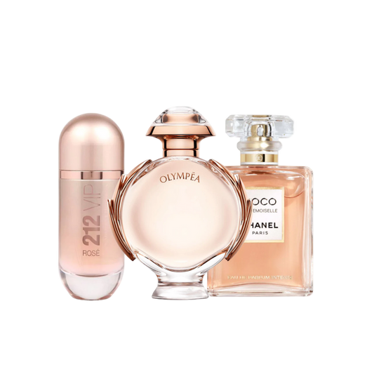 Set di 3 Profumi 212 Vip Rosé, OLYMPÉA e Coco Mademoiselle 100ml