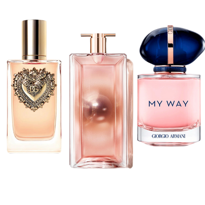 Set di 3 Profumi Devotion, My way e Idôle 100ml